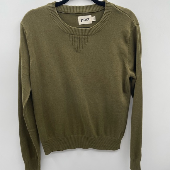 Pact Tops - Pact green 100% organic cotton top